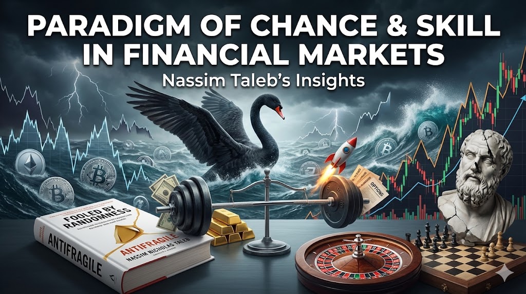 مهندسی تحدب و پارادایم شانس: تبیین استراتژی‌های نسیم طالب در بازار اختیار معامله ارزهای دیجیتال